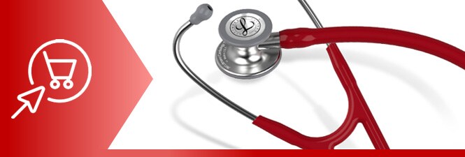 Littmann Cardiology IV fonendoskop, vínová barva
